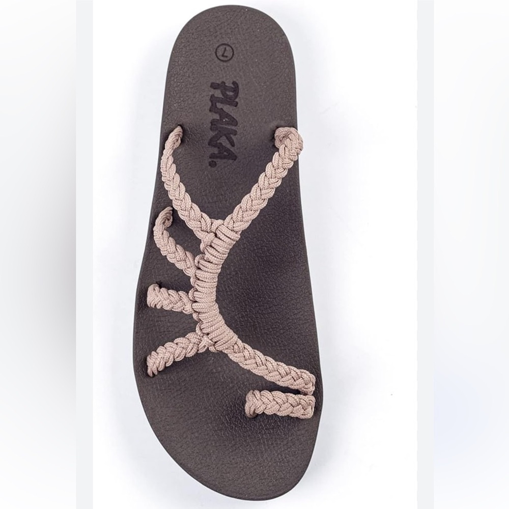 Plaka Braided Sandals - Size 10